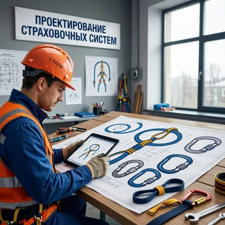 Проектирование страховочных систем для работы на высоте: безопасность — наш приоритет